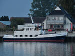 Anfang September 2024 hatte das Ausflugsschiff SEEADLER (MMSI: 211227930) im Hafen von Peenemünde angelegt.