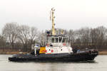 OSK RENDSBURG - IMO= 9755567 - L+B= 24x9m -Bj.2015 Türkei - am 20.02.2025 im NOK  Weiche Rade  als Heckschlepper bei JIA DE CHANG HE.