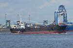 Das Japanische Küsten-Stückgutschiff  Kaneyoshi Maru Nr.1  (第一金吉丸) verließ den Hafen von Tokio. 08.Juni.2024