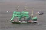 Die ALEXANDER VON HUMBOLDT war zum letzten Mal bei der Sail in Bremerhaven. Ende September wird der Neubau auf Kiel gelegt. 25.08.2010