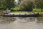 Auf dem Albert Kanal liegt ein weiteres Namenlose Hausboote, ENI 02202366. 17.07.2024