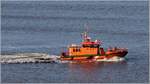 Das Lotsenversetzboot BERGEN ist am 24.02.2017 auf der Weser in Bremerhaven unterwegs. Die BERGEN ist 17,20 m lang und 5,30 m breit. Sie bietet bis zu 8 Lotsen Platz. Heimathafen ist Rostock.