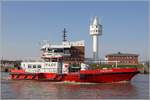 Das 2018 gebaute Lotsenversetzboot STEINBURG kehrt nach einem Einsatz an seinen Liegeplatz in der Zufahrt zum Nord-Ostsee-Kanal in Brunsbüttel zurück. Die STEINBURG ist 28,50 m lang und 6,35 m breit. Es kann bis zu neun Lotsen aufnehmen. 18.02.2019 