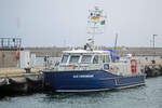 Zollboot BAD ZWISCHENAHN liegend im Sassnitzer Hafen. - 17.01.2025
