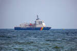 Zollschiff BORKUM (IMO 9500376) vor Rügen.