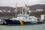 Zollboot EMDEN (IMO 1232313) liegend im Sassnitzer Hafen.