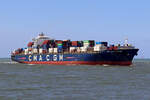 Containerschiff  CMA CGM LAMARTINE  vor Maasvlakte/Rotterdam 5.6.2024